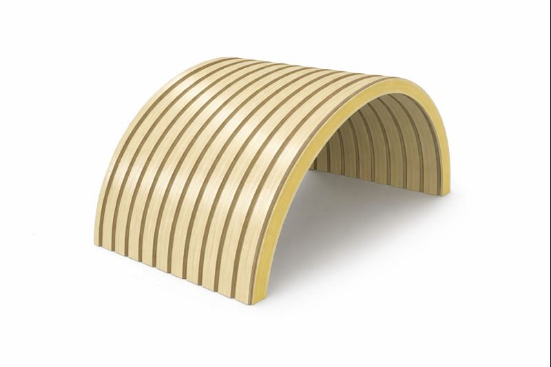 Арочные сэндвич панели PIR ширина 1200 мм толщина 10 мм RAL1014